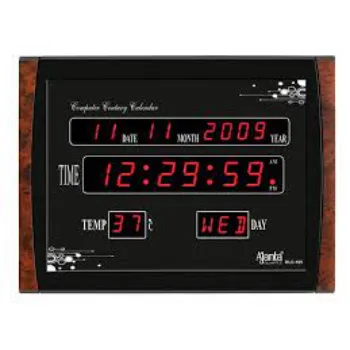 Ajanta OLC-105 Rectangle Digital LED Wall Clock 